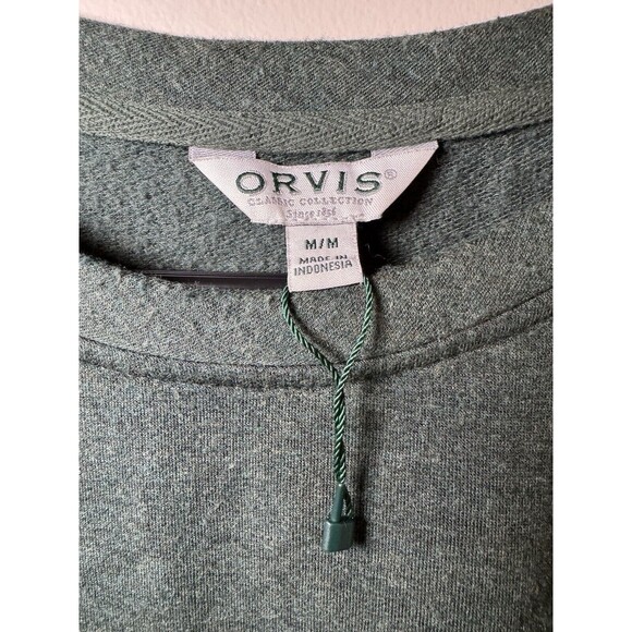 Orvis Classic Collection Sweatshirt Women’s Medium Gray Pullover Modal Soft - Picture 4 of 6